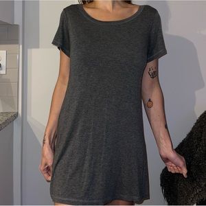 Gray T-shirt Dress
